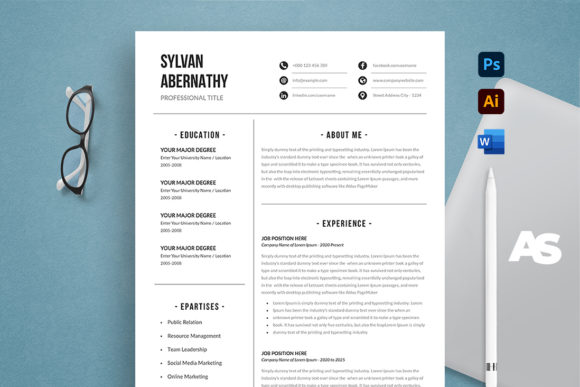 Download Minimalist Resume Template Word - Resume template word Collection